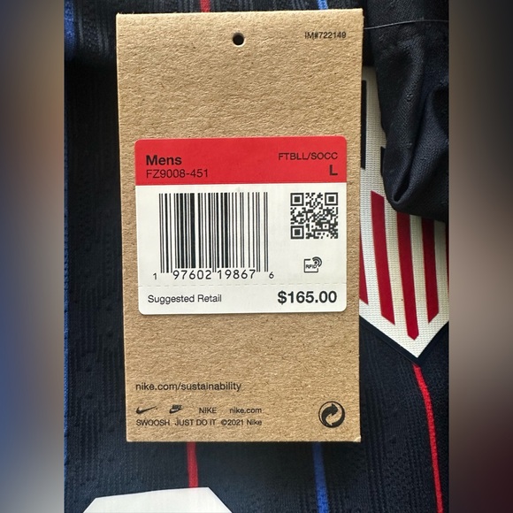 Nike Pulisic #10 USA Away Jersey - Picture 7 of 7